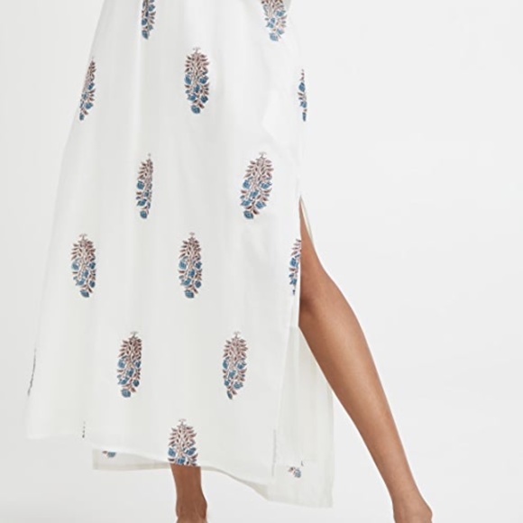 Virginie Violet Print Caftan Dress nwot - Picture 11 of 12